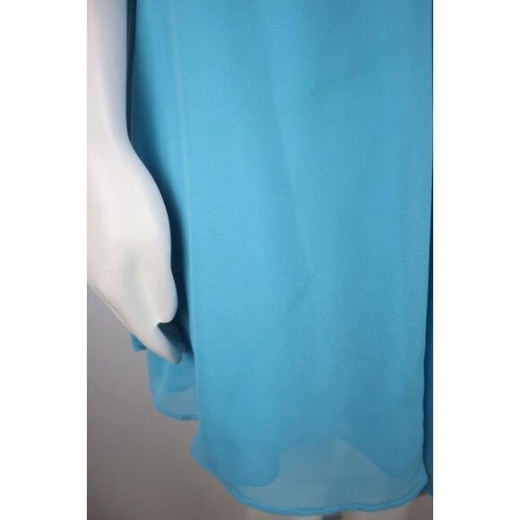 BARI JAY DRESS - WOMEN'S TURQUOISE BLUE PARTY COCKTAIL DRESS - SIZE 00 - Picture 5 of 14
